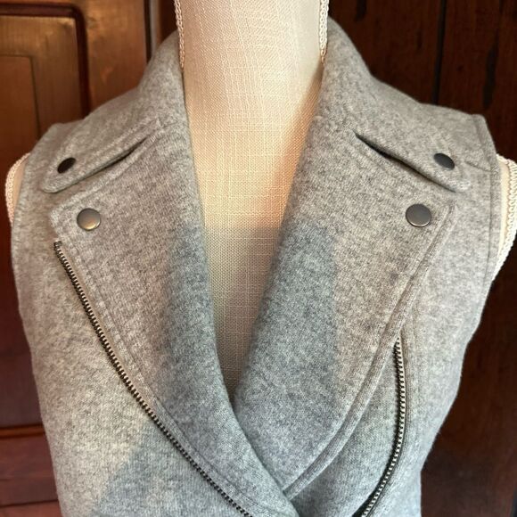 Womens‎ Club Monaco Vest - XS TP Gray Wool blend - Picture 2 of 6